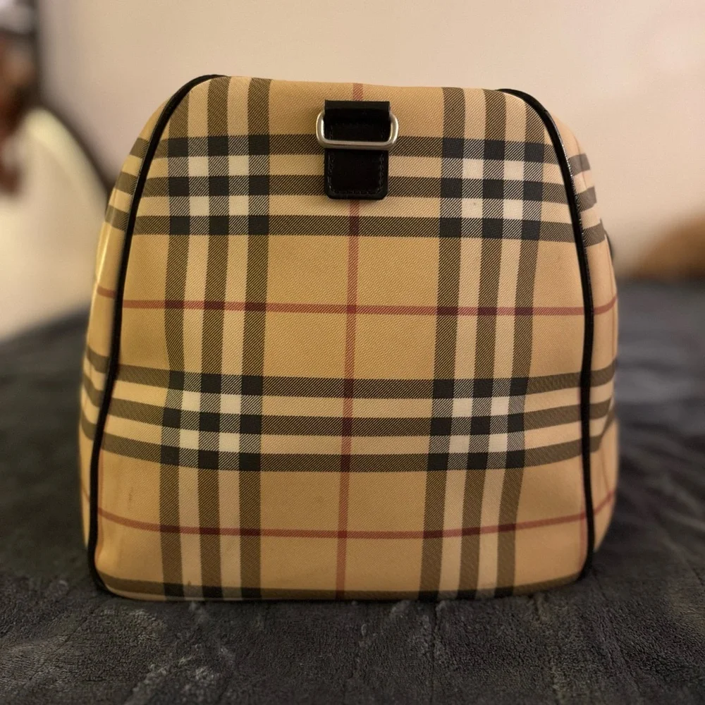Burberry Nova Check Boston Bag OG Burberry Design Absolute Classic & Authentic